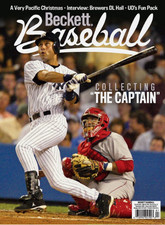 New December 2026 Beckett Baseball Card Price Guide Magazine With Derek Jeter picture