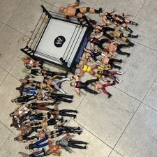 WWE Huge Vintage Lot with WrestleMania Ring & Figures picture