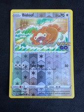 Bidoof (Peelable Ditto) 059/078 Pokémon GO Reverse Holo NM picture