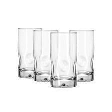 Glass Drinkware Set 16 7 Oz 4 Piece Drinking Glasses Tumbler Cup Set picture