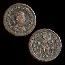 Valentinian II AV Solidus 378-383 AD Constantinopolis Roman Gold Coin picture