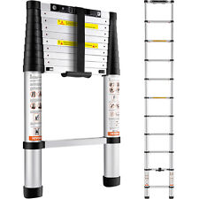 VEVOR Telescoping Ladder Aluminum Extension Step 10.5 ft Multi-purpose Portable picture