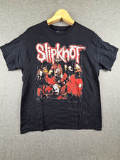 1999 Slipknot Tours Graphic  T-Shirt Men's Large Black picture