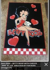 betty boop Vintage 1999 Area Rug (New) picture