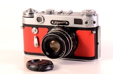 ZORKI 6 Serviced CLA USSR LEICA 35mm Film RED Camera Industar-61LD 2.8/53mm Lens picture