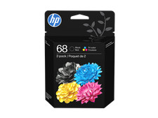 HP 68 2-Pack Black/Tri-color Original Ink Cartridge Combo, 6L6S2TN picture