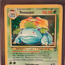 Wizards of the Coast Venusaur 15/102 Base Set Holo Rare Stage 2 100 HP English picture