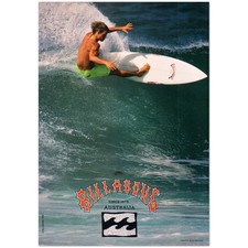 Vintage Billabong Surfing Poster Australia 1973 picture
