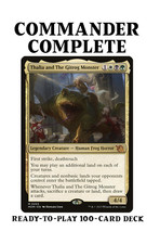 Thalia and The Gitrog Monster LANDFALL SACRIFICE MTG Custom Commander Deck picture