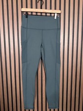New Fabletics Pants Medium Womens Sage Green Trinity High Rise Utility Leggings picture