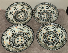 Temp-tations by Tara Old World Black White Cereal Soup Bowl 7.5