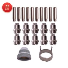 22 pcs Consumables Kit fit Lotos Brown Color LTPDC2000D Plasma Cutter picture