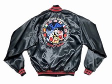 Vintage Mike Tyson Crew Jacket Undisputed Heavyweight Champion Don-Jac USA L picture