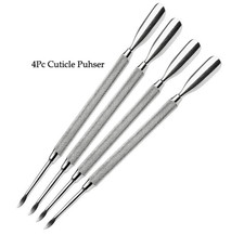 Stainless Steel Nail Art Manicure Cuticle Spoon Pusher Remover Tool Set New  picture