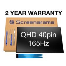 AUO B160QAN02.Q QHD 40pin 165Hz Matte LCD LED Screen + Tools SCREENARAMA * FAST picture
