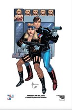 HOWARD CHAYKIN signed AMERICAN FLAGG print, limited to 200 picture