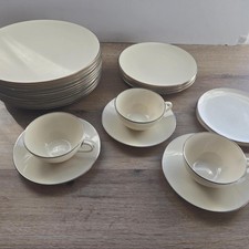 Lenox Olympia Platinum Dinnerware Set, 23pc Ivory China Replacement Pieces picture