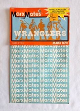 Vintage Marx #4008 MarxMates Wranglers Backing Board w/Saloon - Playset picture
