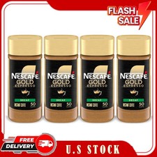 4 Pack NESCAFÉ Gold Decaf Espresso Instant Coffee, 3.17 oz picture