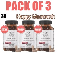 3X Happy Mammoth Hormone Harmony Natural Hormonal Support for Women 72 Capsules picture
