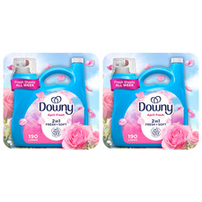 Downy Liquid Fabric Softener April Fresh 140 fl oz 190 Loads 2-Pack picture