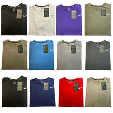 Nike T-Shirts Dri-Fit Athletic for Men Crew Neck Short Sleeve  Work out Tee picture