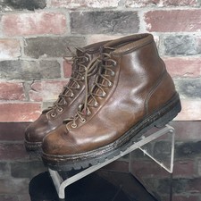 Vtg Calzaturificio The Alps By Fabiano Welted Mountain Hiking Boots Sz 11 M picture