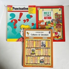 Primary Teacher Resource Lot 3 Books Punctuation Cultures Author Evan Moor TCM picture