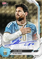 2026 Topps Now LIONEL MESSI GOLD VINYL AUTO 1/1 Chance Presale Sealed Pack picture