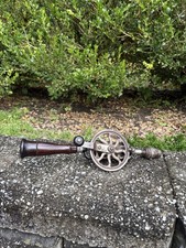 VINTAGE MILLERS FALLS NO. 2 HAND DRILL Rare oval egg shaped grip 1930 eggbeater picture