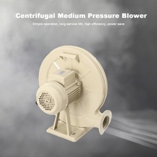 550W Centrifugal Medium Pressure Blower Stainless Steel Exhaust Fan 1700PA 110V picture