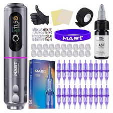 Mast Tattoo Archer2 Wireless Tattoo Gun Kit Rotary Battery Pen with Mcore-R1 picture