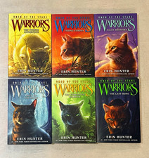 Erin Hunter Warriors Omen of the Stars Paperback Book Lot 6 Books picture