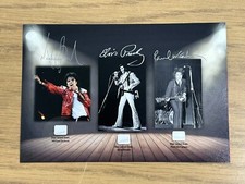 Michael Jackson Elvis Presley & Paul McCartney Hair Strand Lock Relic Beatles picture
