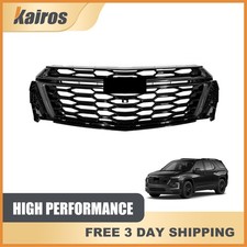 New Front Upper Bumper Grille Black For 2022 2023 2024 Chevrolet Traverse RS picture
