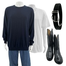 Dwayne Johnson The Smashing Machine SCREEN WORN Levi's LUCCHESE Outfit w/A24 COA picture