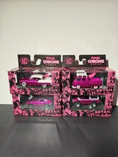 M2 Machines Pink Chrome Series Lot of (4) 🔥Walmart Exclusive🔥FREE SHIPPING🔥 picture