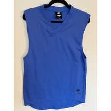 Vintage Nike Echelon Blue Sleeveless V-Neck Athletic Top XL picture
