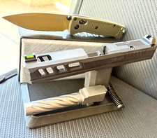 Complete AMP Slide For Glock 19 Gen 3 RMR Cut Fiber Sights G19 Upper +FREE KNIFE picture