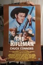 Vintage THE RIFLEMAN Poster - TV WESTERN SHOW with Chuck Connors  30