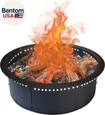 45 Inch Smokeless Fire Pit Ring 39 Inch Inner Steel DIY Outdoor picture
