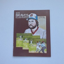 Vintage 1979 Atlanta Braves illustrated Official Yearbook MLB Baseball picture