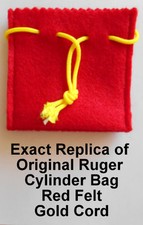 Ruger Felt Cylinder Bag / Pouch Single Six Extra Cylinder, All Ruger Centerfires picture