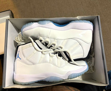 Jordan Air Jordan 11 Men’s Basketball Sneakers Size 11 White/Blue New Box picture