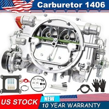 4 Barrel Carburetor for Edelbrock Performer Series 1406 Electric Choke 600CFM US picture