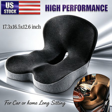 Memory Foam Seat Cushion Lumbar Support Ergonomic Back Support for Office Car picture