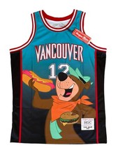 Vancouver Yogi Bear Blue Headgear Classics Basketball Jersey Men’s Size XL NWT picture
