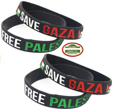 FREE Palestine Flag wristband LOT Jerusalem Gift Free GAZA Islamic Palestinian picture