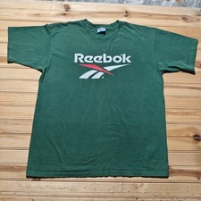 Vintage 90s Reebok Spellout Vector Logo Athletic Sportswear Graphic T-Shirt - XL picture