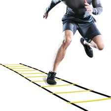GHB Pro Agility Ladder Training Speed 12 Rung 1 PACK, Yellow picture